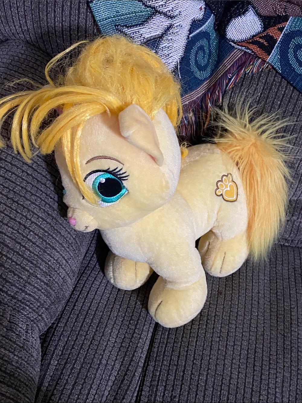 BAB BUILD-A-Bear Disney Princesses Palace Pets Summer Yellow Kitten